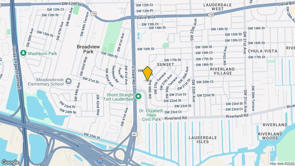 2021 SW 38th Ave Map and Location Details