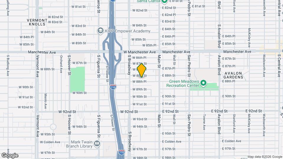 211 1/2 W 88th Pl Map and Location Details