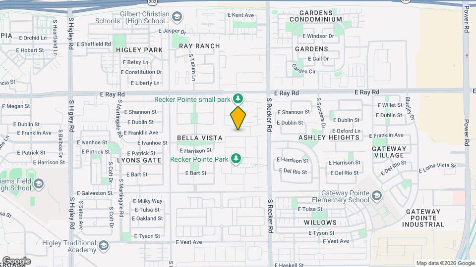 3878 E Oxford Ln Map and Location Details