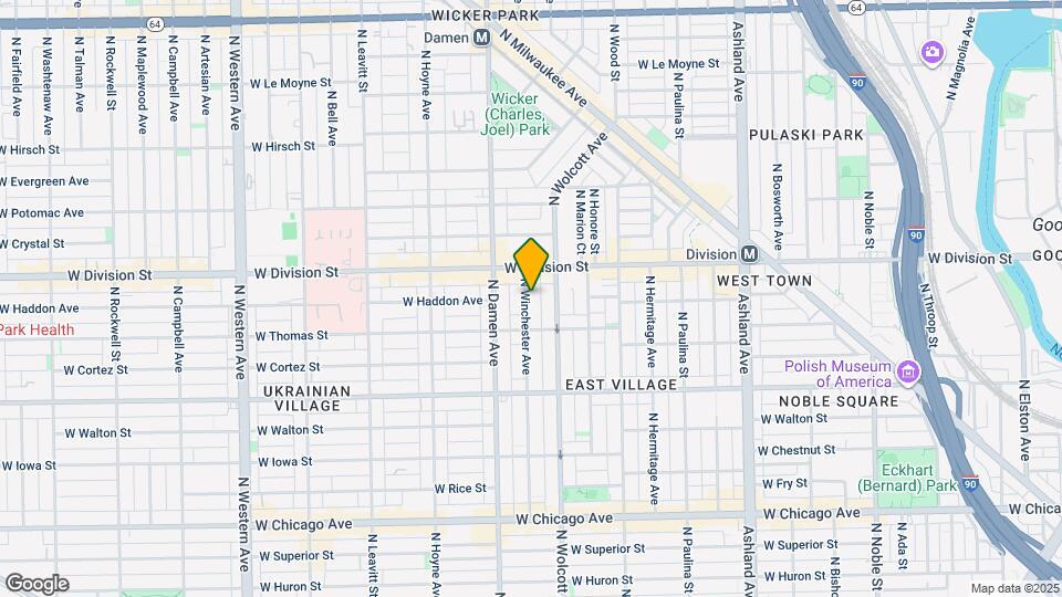 1129 N Winchester Ave, Unit 2 Map and Location Details
