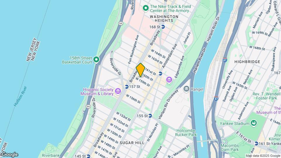 559 W 159th St Map and Location Details
