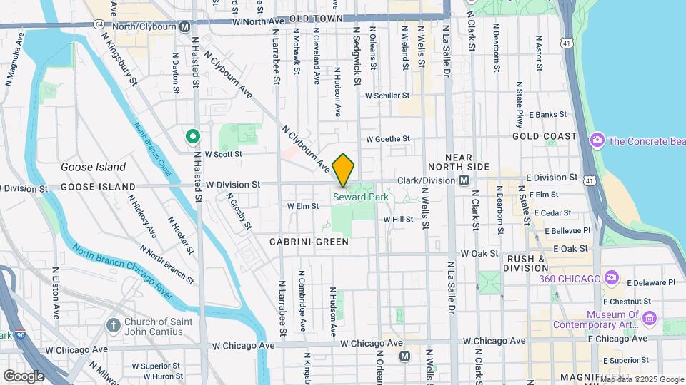 437 W Division St, Unit 315 Map and Location Details