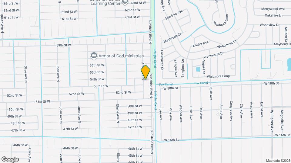 5302 Anita Ave N Map and Location Details