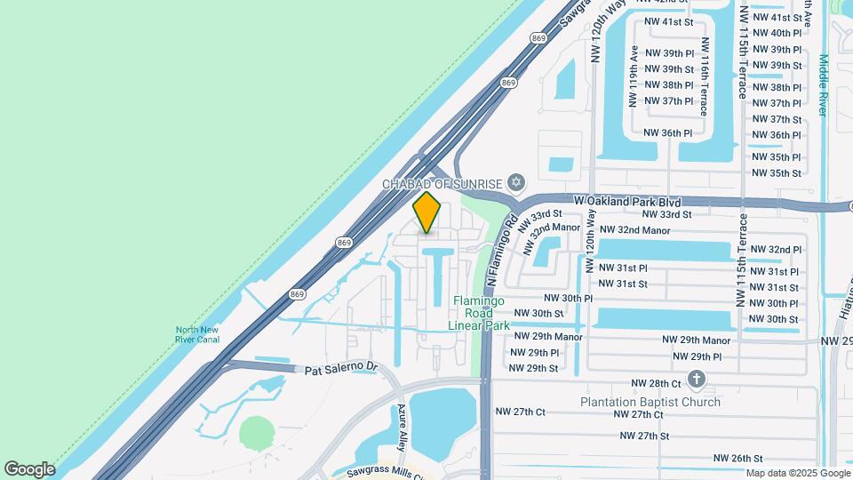 12584 NW 32nd Manor Map and Location Details