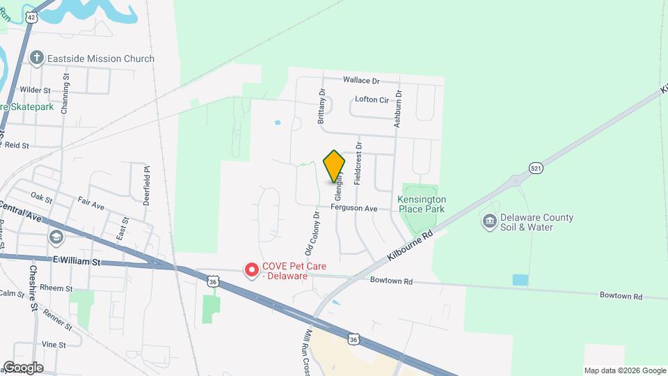 129 Glengary Dr Map and Location Details