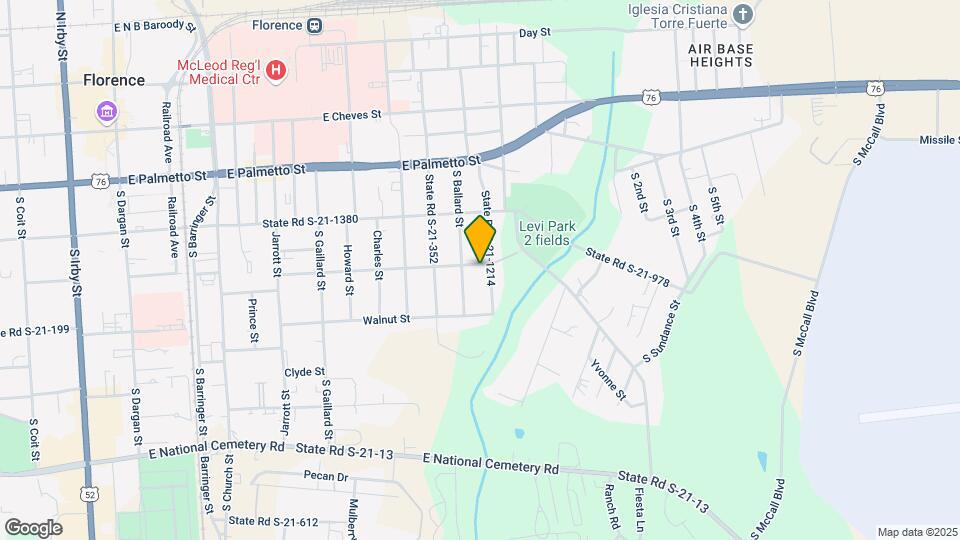 1106 Kershaw St Map and Location Details