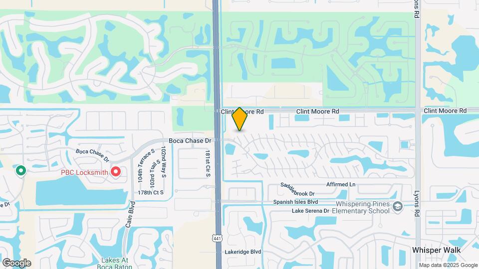 9859 Boca Gardens Cir N Map and Location Details