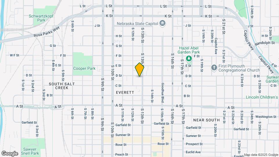 1235 D St Map and Location Details