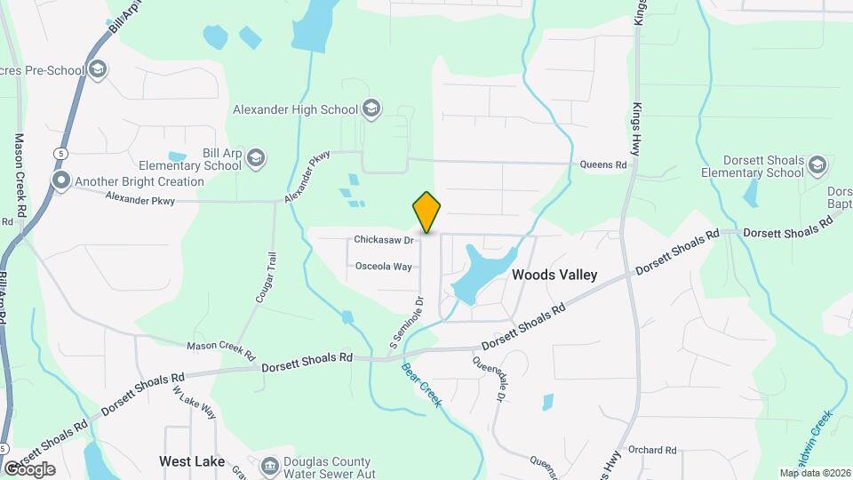 4600 S Seminole Dr Map and Location Details