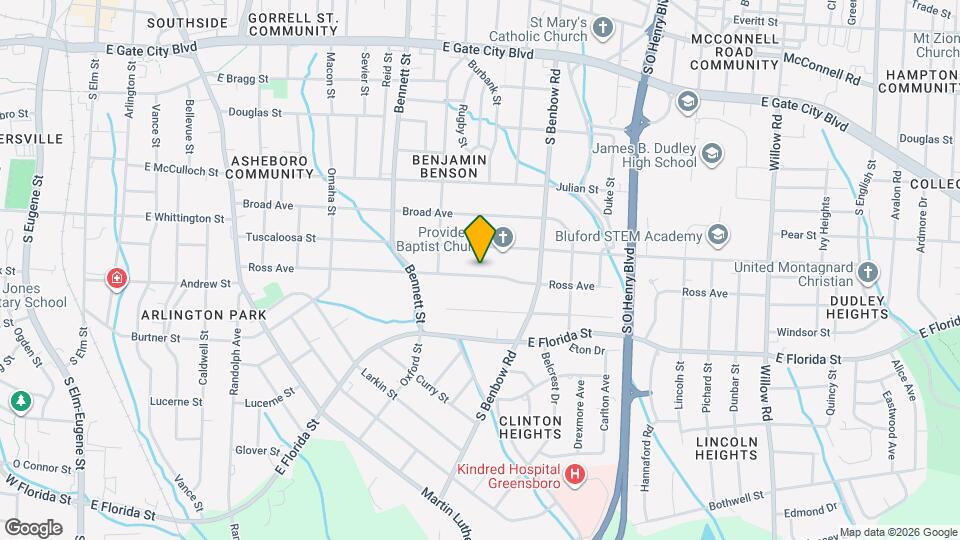 919 Ross Ave Map and Location Details