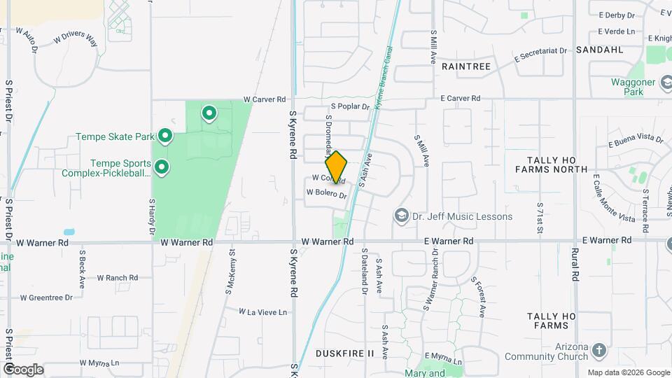 378 W Bolero Dr Map and Location Details