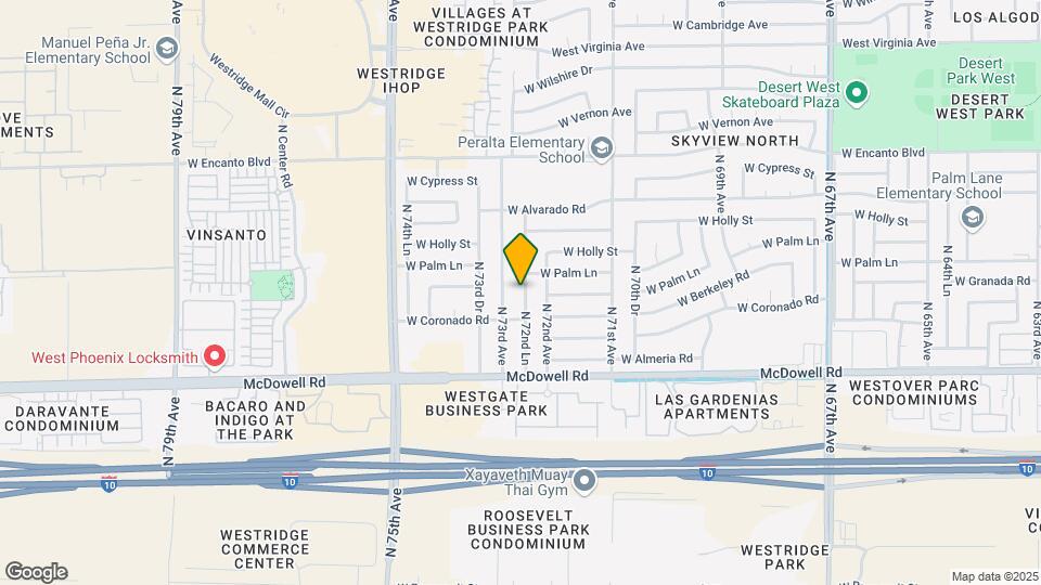 1826 N 72nd Ln Map and Location Details