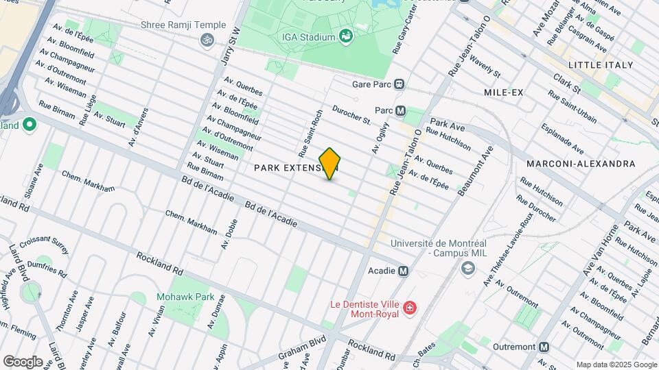 7490 D'outremont Av Map and Location Details