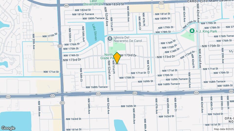 17210 NW 50th Ct Map and Location Details