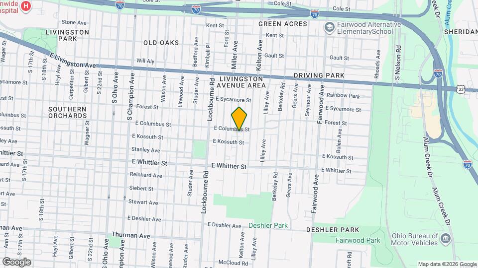 1026 Ellsworth Ave Map and Location Details