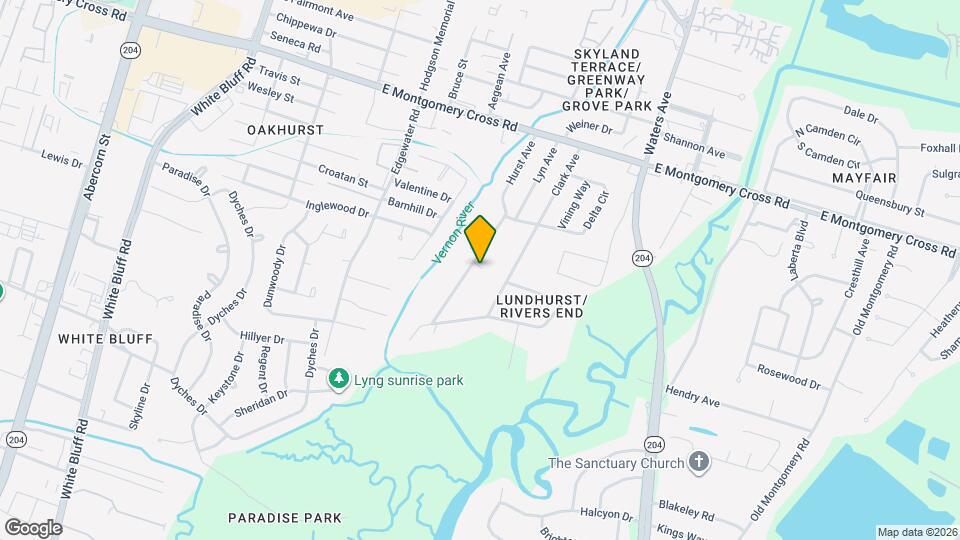 8716 Hurst Ave Map and Location Details