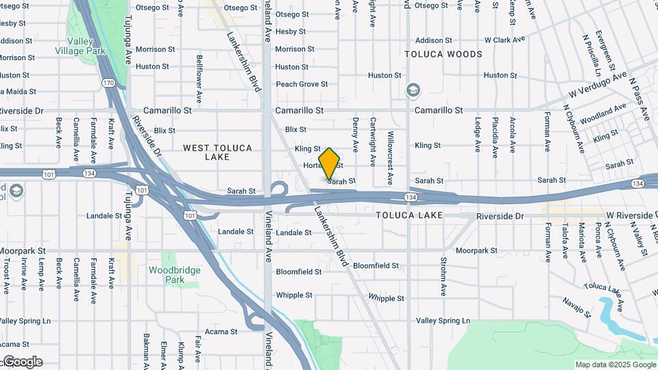 4592 Riverton Ave Map and Location Details
