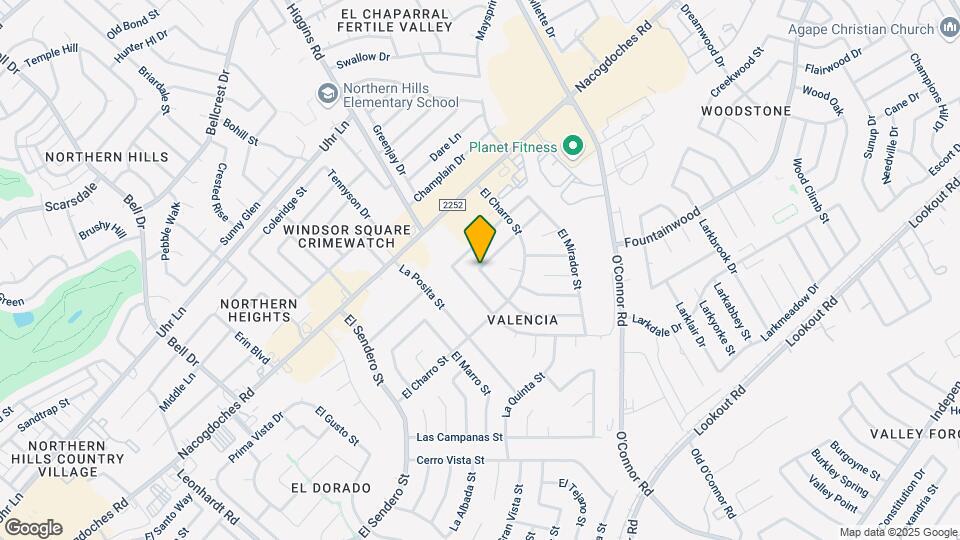 4990 El Capitan St Map and Location Details