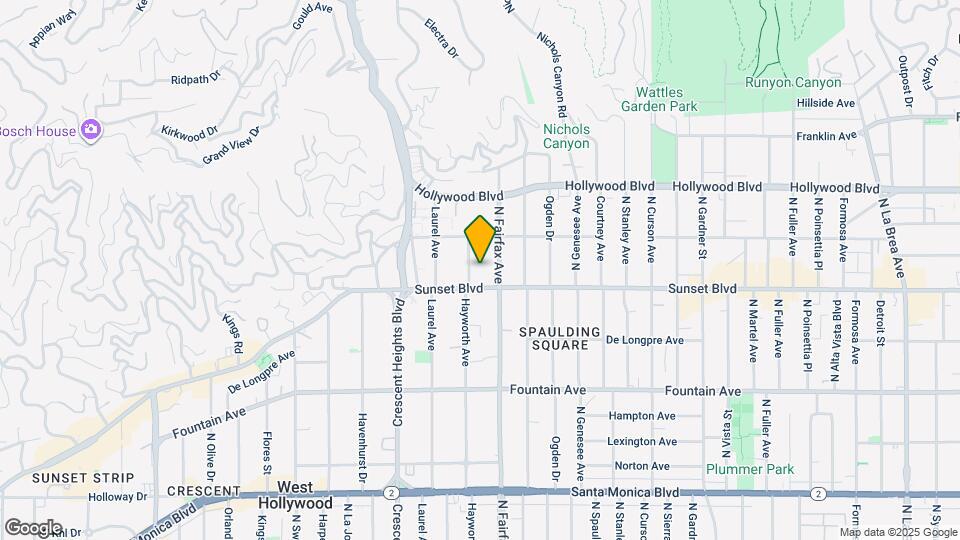 1520 Hayworth Ave Mapa y Detalles de la Ubicación