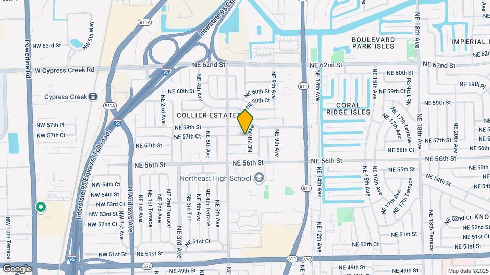670 NE 57th Ct Mapa y Detalles de la Ubicación
