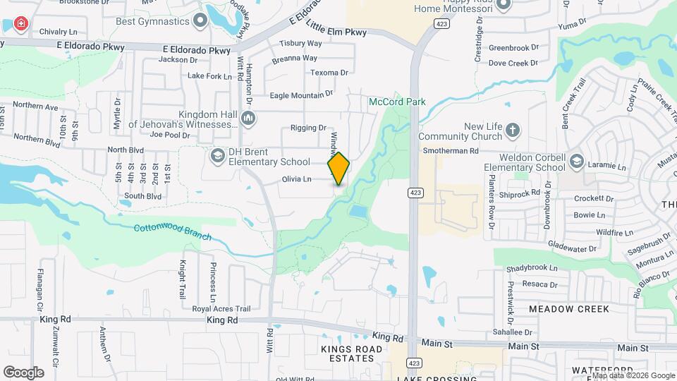 713 Windward Dr Map and Location Details