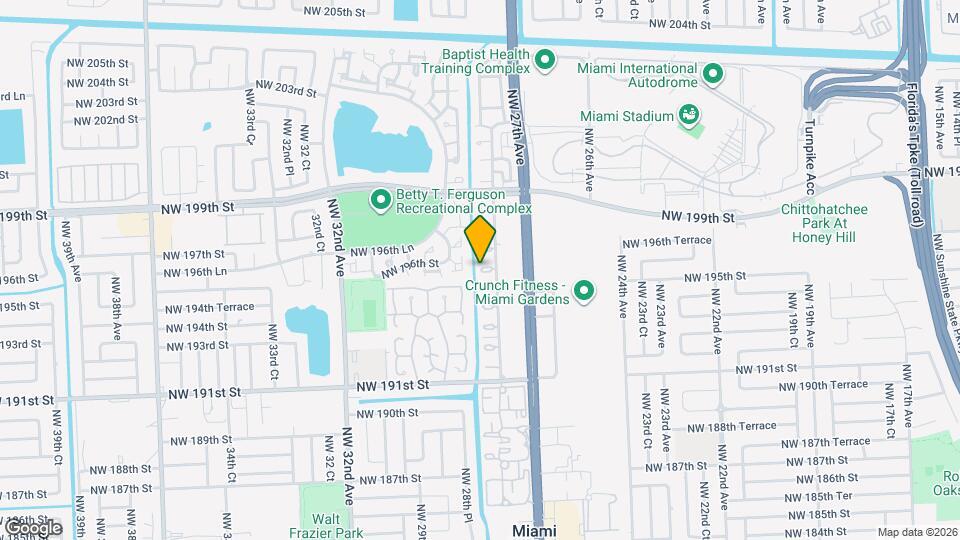 2790 NW 196th St Map and Location Details