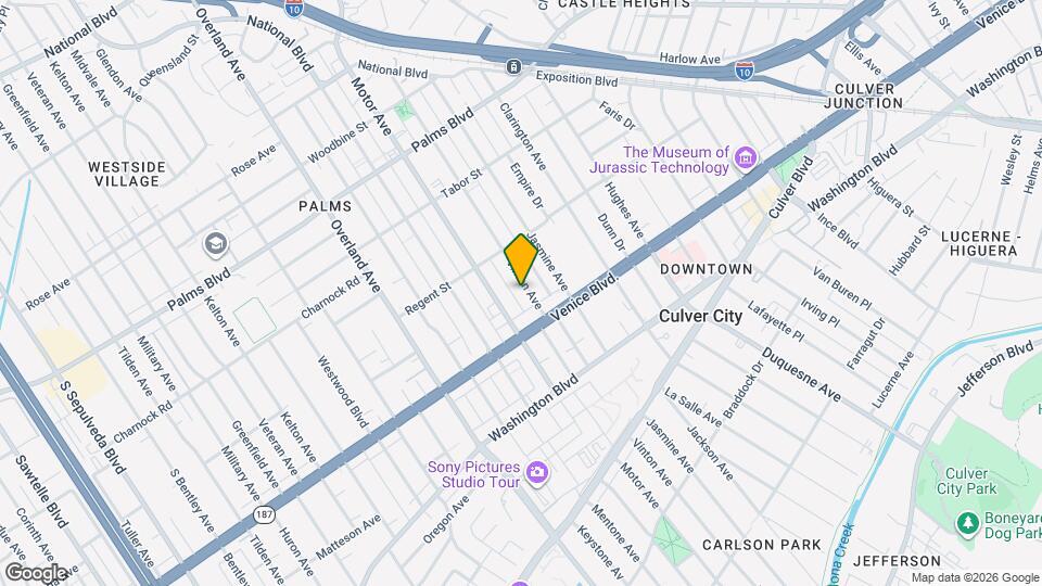 3755 Vinton Ave, Unit 6 Map and Location Details