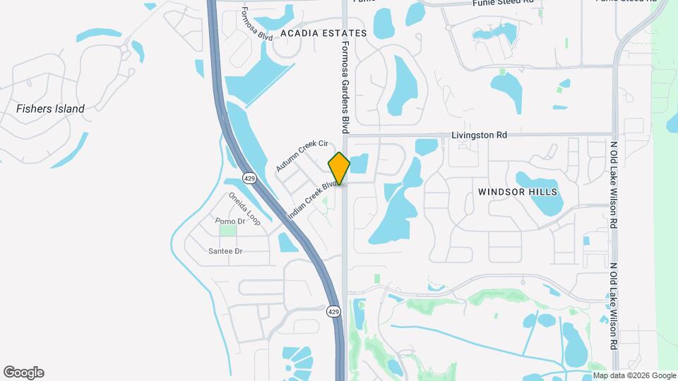 2565 Bear Creek Ct Map and Location Details
