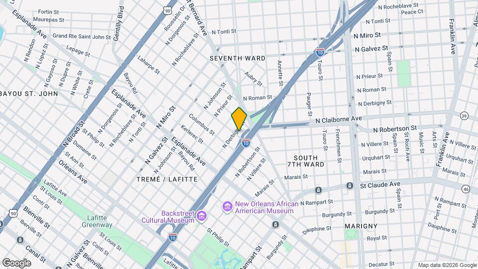 1619 Laharpe St, Unit A Map and Location Details
