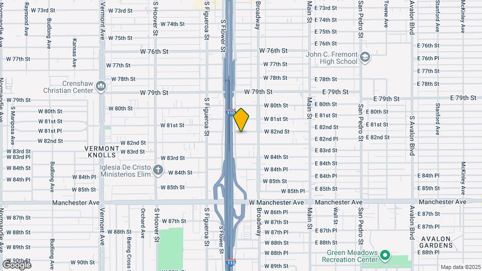 340 W 82nd St Map and Location Details
