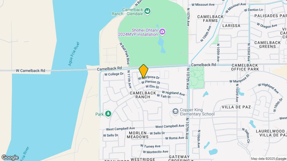 10958 W Pierson St Mapa y Detalles de la Ubicación