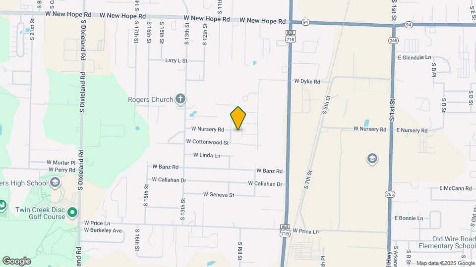 2210 S 10th St Map and Location Details