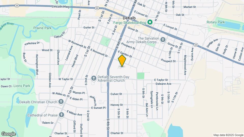 620 S 5th St Map and Location Details