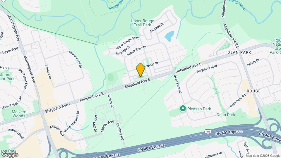 8822 Sheppard Ave E Map and Location Details