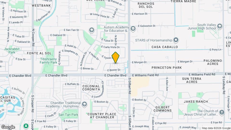 2857 E Detroit St Map and Location Details