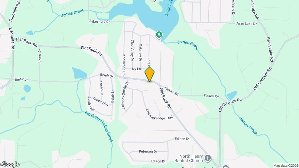 1515 Flat Rock Rd Map and Location Details