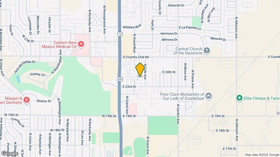 2307 N Grand Ave Map and Location Details