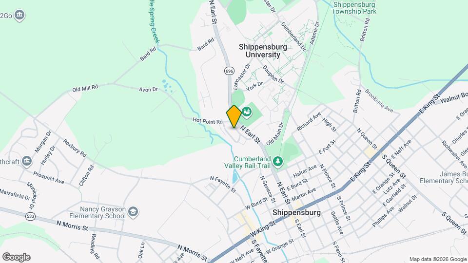 44 Middle Spring Ave Apartments and Nearby Shippensburg Apartments For Rent Shippensburg, PA