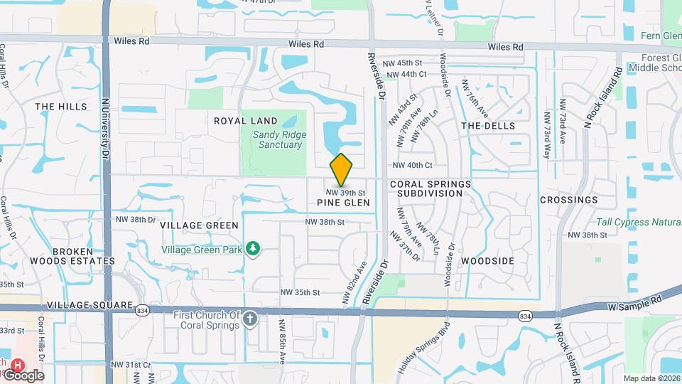 8227 NW 39th St, Unit 8227 Map and Location Details