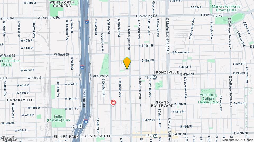 4230 S Michigan Ave Map and Location Details