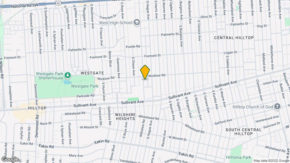 438 S Powell Ave Map and Location Details