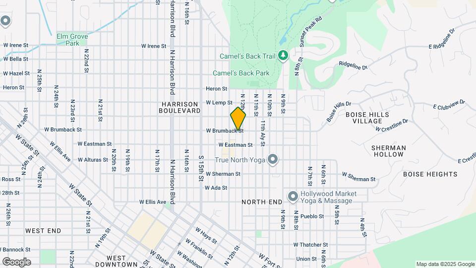 1617 N 12th St Map and Location Details