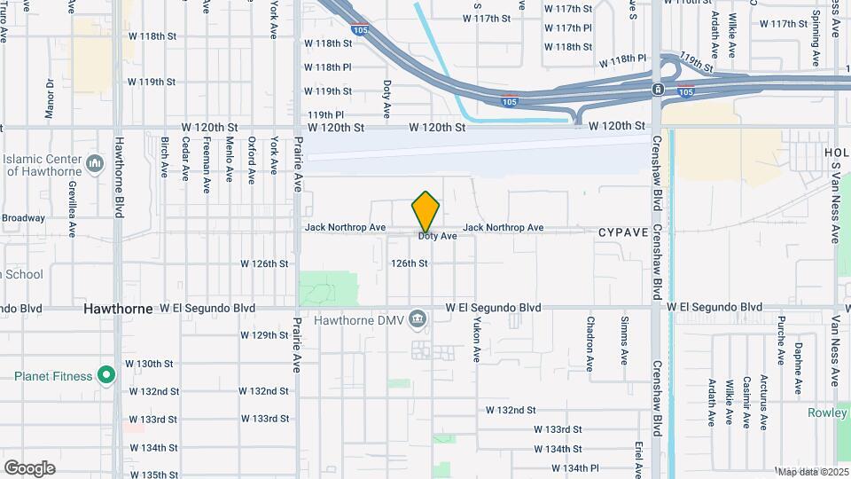 12501 Kornblum Ave Mapa y Detalles de la Ubicación