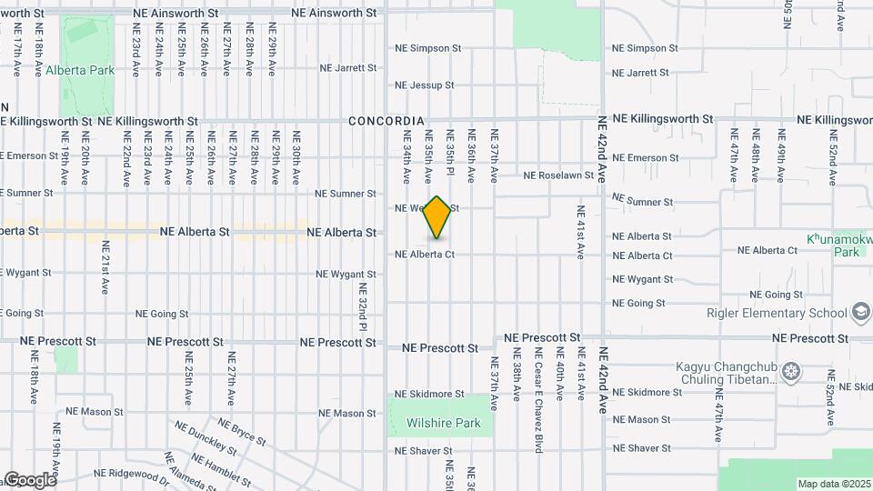 4920 NE 35th Ave Map and Location Details