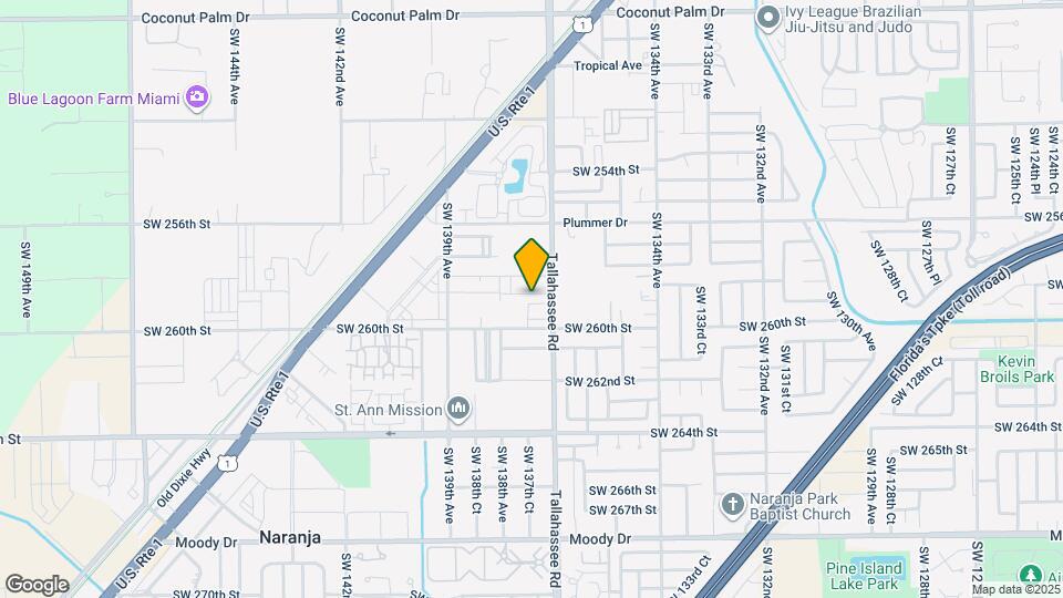 13744 SW 258th Ln Mapa y Detalles de la Ubicación