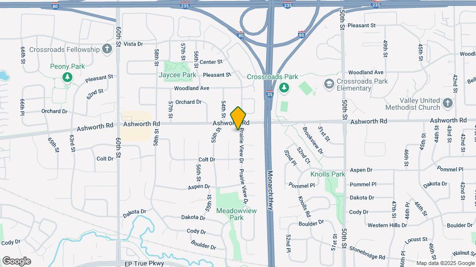 924 Prairie View Dr Map and Location Details