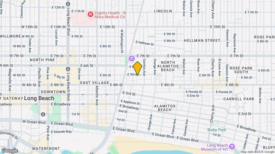 1026 E 5th St Map and Location Details