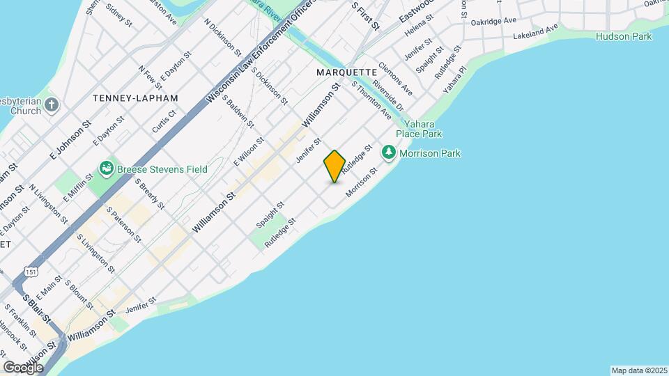 1319 Rutledge St Map and Location Details