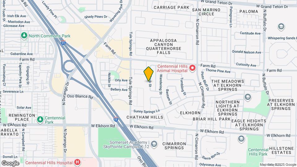 7425 Flat Rock St Mapa y Detalles de la Ubicación