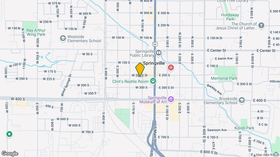 216 S 100 W, Unit 5 Map and Location Details